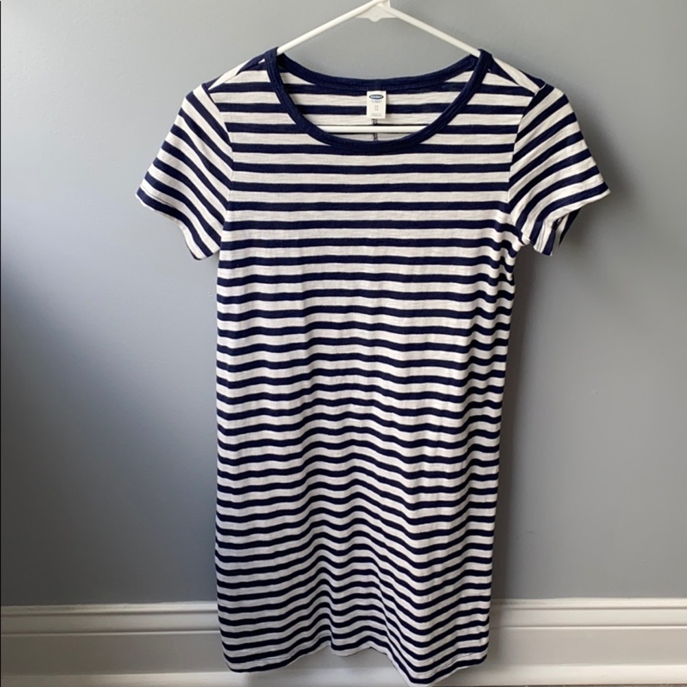 Old navy striped t-shirt dress